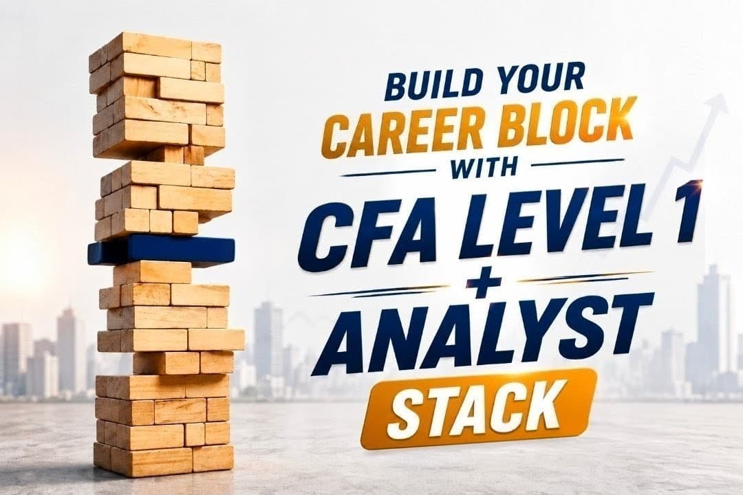 CFA Level 1 Full immersion & Analyst Stack Combo